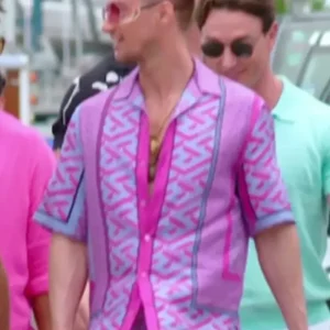 Below Deck S12 Purple Silk Printed Shirt
