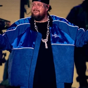 Bridgestone Arena Jelly Roll Blue Bomber Jacket