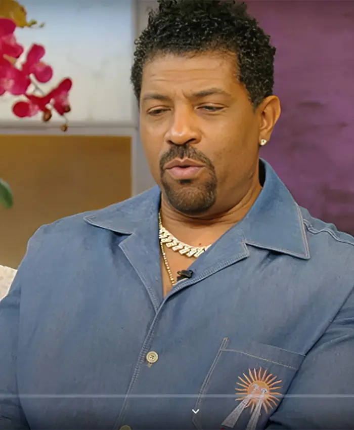 Tamron Hall Show Deon Cole Denim Shirt - Image 2