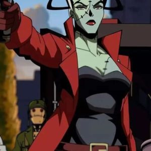 Bride of Frankenstein Creature Commandos Red Costume Coat