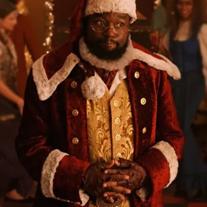 Dashing Through the Snow Santa Claus 2023 Red Coat