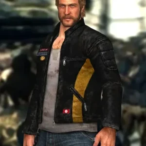 Dead Rising 3 Chuck Greene Leather Black Jacket