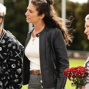 Deadloch S01 Mia Morrissey Leather Jacket