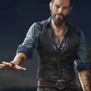 Far Cry 5 John Seed Dark Grey V Neck Vest