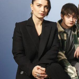 Flora and Son Eve Hewson Black Coat