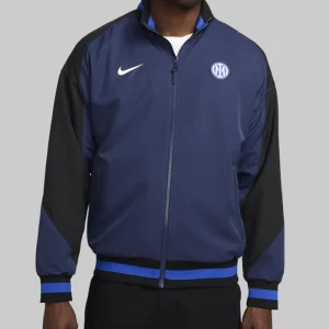 Inter Milan Strike Nike Football Anthem Bomber Jacket
