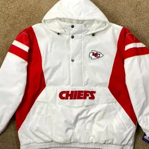 Kansas City Chiefs Starter White Jacket