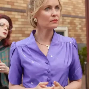 Last Days of the Space Age Juddy Bissett Purple Jacket