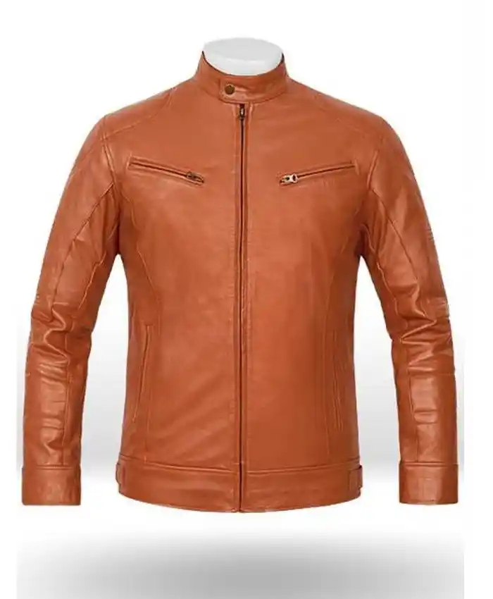 Brown Terrain Real Leather Jacket
