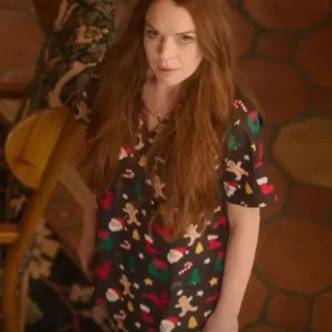 Lindsay Lohan Falling For Christmas Pyjamas
