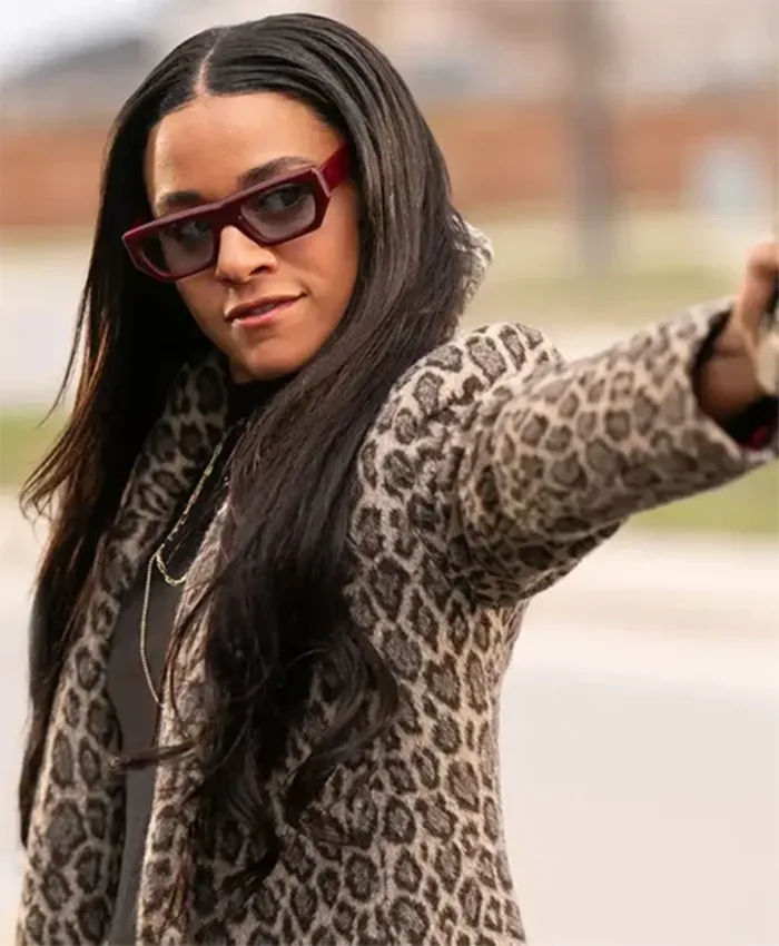 Love Hurts Ariana Debose Leopard Coat