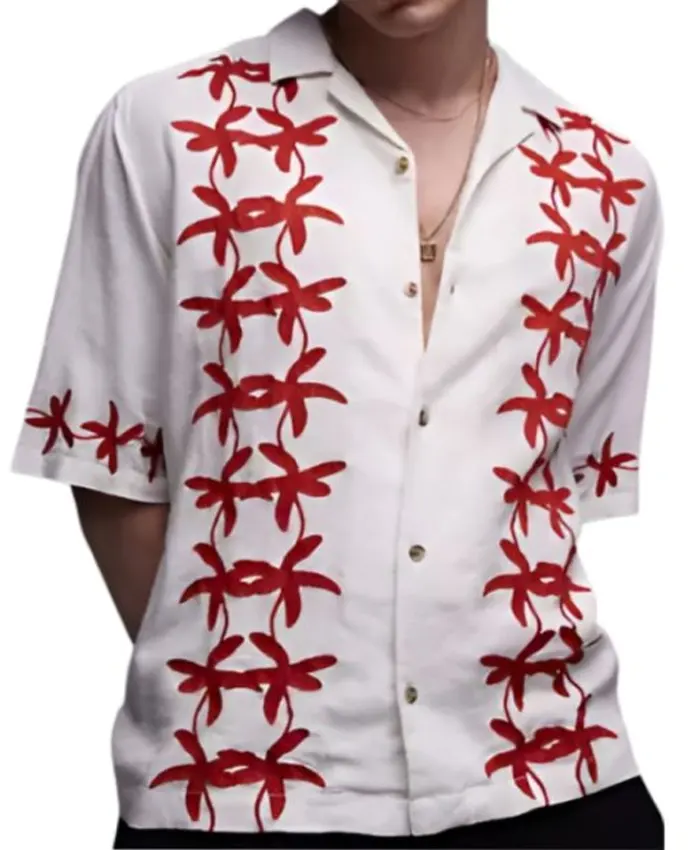 Love Island Aftersun S011 Sam Thompson Floral Shirt - Image 2