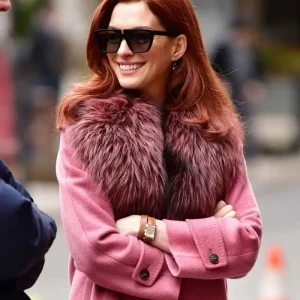 Modern Love Lexi Pink Fur Coat