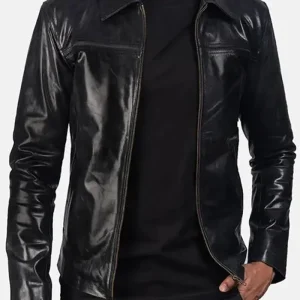 Mystical Leather Black Jacket
