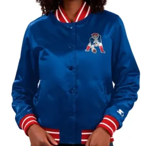 New England Patriots Full Count Blue Varsity Jacket