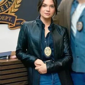 Providence Falls S01 Katie Stevens Black Leather Jacket