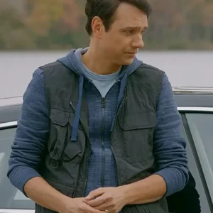 Ralph Macchio Cobra Kai S3 Black Vest