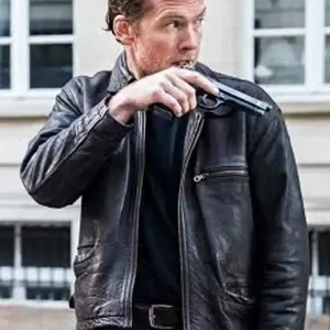 Sam Worthington Leather Black Jacket