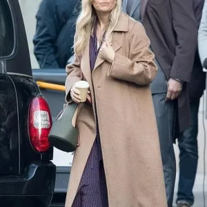 Sophie Whitehouse Anatomy of a Scandal Brown Long Coat