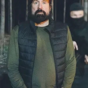 Stand Your Ground 2025 Peter Stormare Black Vest