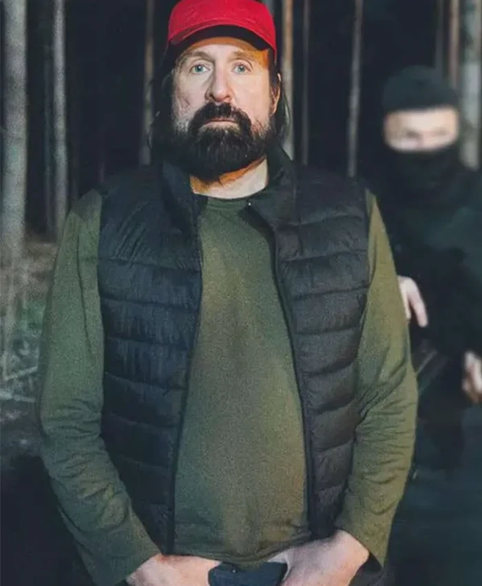 Stand Your Ground 2025 Peter Stormare Black Vest