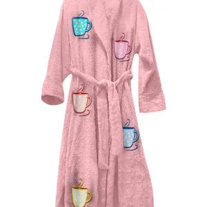 Stegaro Cup Light Pink Bath Robe