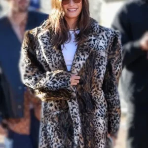 Super Bowl LVIII Hailey Bieber Coat