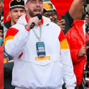 Super Bowl Travis Kelce Parade Jacket