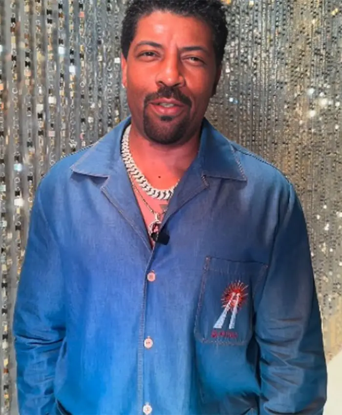Tamron Hall Show Deon Cole Denim Shirt