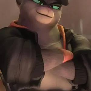 The Bad Guys 2 Kitty Kat Crop Bomber Jacket