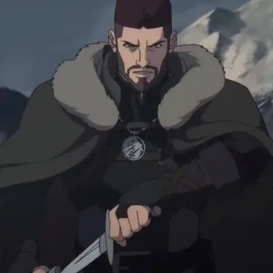 Vesemir The Witcher Nightmare of the Wolf Leather Coat