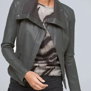 Westworld S4 E7 Aurora Perrineau Leather Jacket