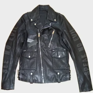 Wild Spirit Black Leather Jacket