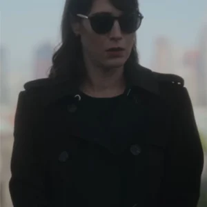 Zero Day S01 Alexandra Mullen Black Trench Coat